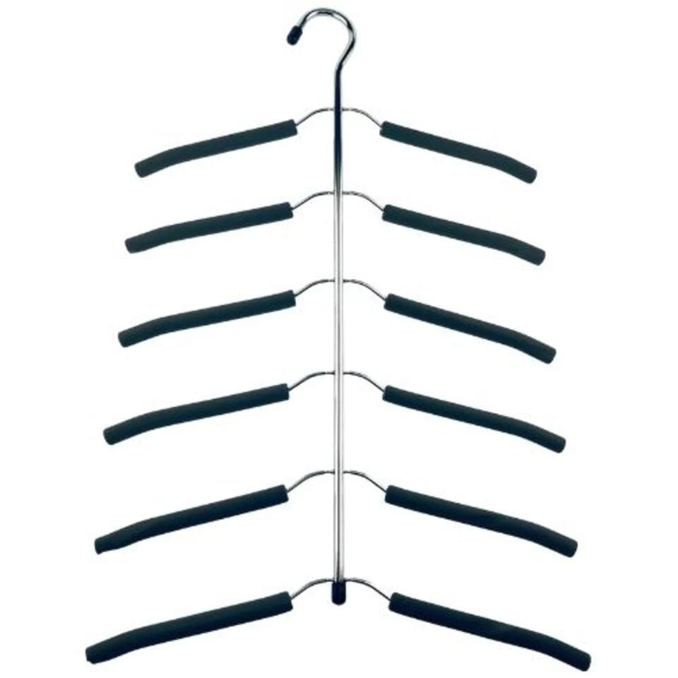 Orange85 Kledinghanger Voor 6 Shirts Zilverkleurig 56x36x1.5 Cm Metaal 3 Orange85 Kledinghanger Voor 6 Shirts Zilverkleurig 56x36x1.5 Cm Metaal