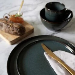 Dutch Rose Bord 27 Cm Blauw -Tuinmeubel Winkel 1000085862 0103