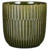 Mica Decorations Plantenpot - Keramiek Glans Donkergroen - D19/H18 Cm 2 Mica Decorations Plantenpot - Keramiek Glans Donkergroen - D19/H18 Cm -Tuinmeubel Winkel 1000086285