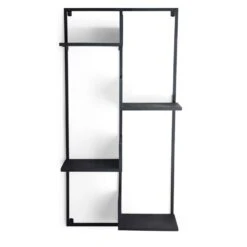 Industrieel Wandrek Jane - Mangohout Zwart 120x20x60 Cm 8 Industrieel Wandrek Jane - Mangohout Zwart 120x20x60 Cm -Tuinmeubel Winkel 1000086289 0103