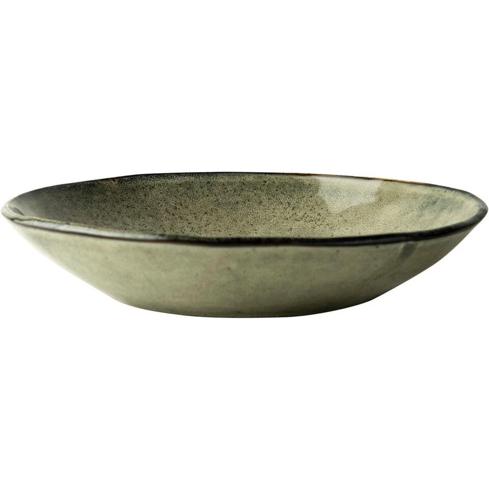 Dutch Rose Bord Diep 23,5 Cm Groen 4 Dutch Rose Bord Diep 23,5 Cm Groen - Afbeelding 2