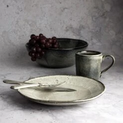 Dutch Rose Bord Diep 23,5 Cm Creme 9 Dutch Rose Bord Diep 23,5 Cm Creme -Tuinmeubel Winkel 1000086752 0103