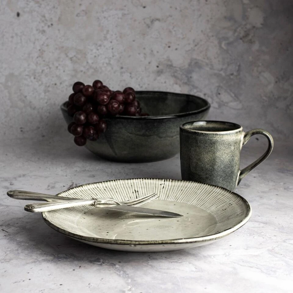 Dutch Rose Bord Diep 23,5 Cm Creme 6 Dutch Rose Bord Diep 23,5 Cm Creme - Afbeelding 4