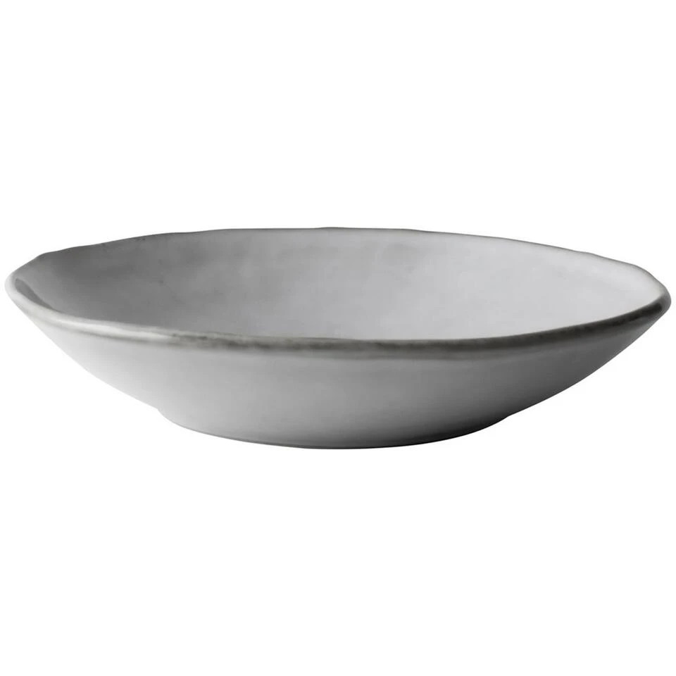 Dutch Rose Bord Diep 23,5 Cm Licht Grijs 4 Dutch Rose Bord Diep 23,5 Cm Licht Grijs - Afbeelding 2