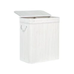 Beliani Mand KALTHOTA - Wit Bamboehout -Tuinmeubel Winkel 1000087122 0104