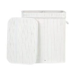 Beliani Mand KALTHOTA - Wit Bamboehout -Tuinmeubel Winkel 1000087122 0105