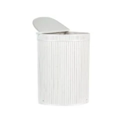 Beliani Mand BADULLA - Wit Bamboehout -Tuinmeubel Winkel 1000087125 0103