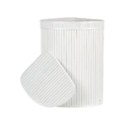 Beliani Mand BADULLA - Wit Bamboehout -Tuinmeubel Winkel 1000087125 0104