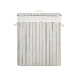 Beliani Mand KANDY - Grijs Bamboehout -Tuinmeubel Winkel 1000087126 0103