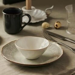 Dutch Rose Giftset 4 Borden 21,5 Cm Creme 9 Dutch Rose Giftset 4 Borden 21,5 Cm Creme -Tuinmeubel Winkel 1000087485 0103