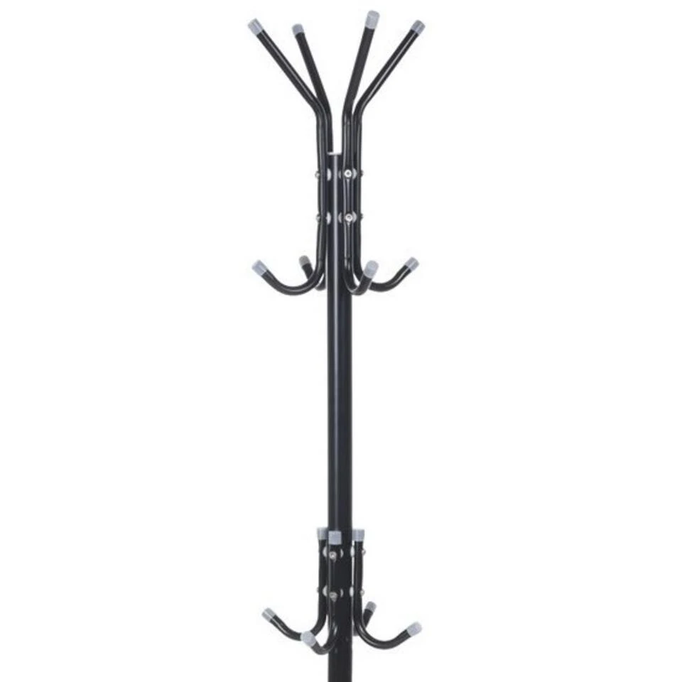 Merkloos Zwarte Staande Kapstok Van Metaal 172 Cm 4 Merkloos Zwarte Staande Kapstok Van Metaal 172 Cm - Afbeelding 2