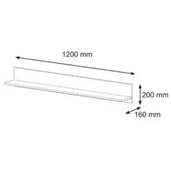 Wandplank Aura 20x120x16 Multikleur -Tuinmeubel Winkel 1000088402 0102