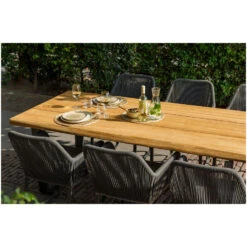 Exotan Fauteuil Buiten Plaza - Aluminium/Rope - Antraciet - Set Van 2 -Tuinmeubel Winkel 1000090466 0102