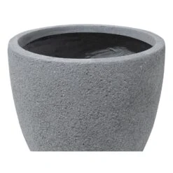 Beliani Plantenbak Voor Buiten KANNIA - Grijs Klei-vezelmengsel -Tuinmeubel Winkel 1000091953 0103