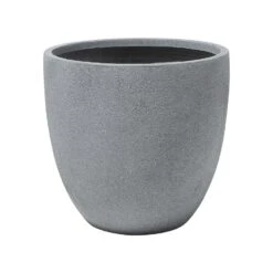 Beliani Plantenbak Voor Buiten KANNIA - Grijs Klei-vezelmengsel