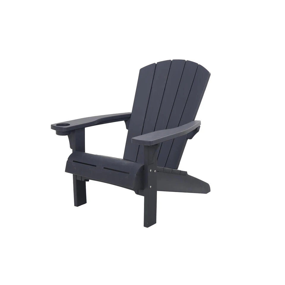 Keter Alpine Adirondack Loungestoel - Antraciet 3 Keter Alpine Adirondack Loungestoel - Antraciet