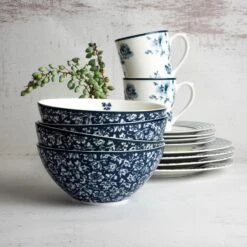 Laura Ashley Set 16 Delig Servies 4 Persoons -Tuinmeubel Winkel 1000093052 0103