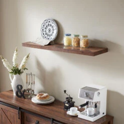 ACAZA Boekenplank Van 140 Cm Lang - Industrieel Design - Vintage Bruin 9 ACAZA Boekenplank Van 140 Cm Lang - Industrieel Design - Vintage Bruin -Tuinmeubel Winkel 1000093285 0103