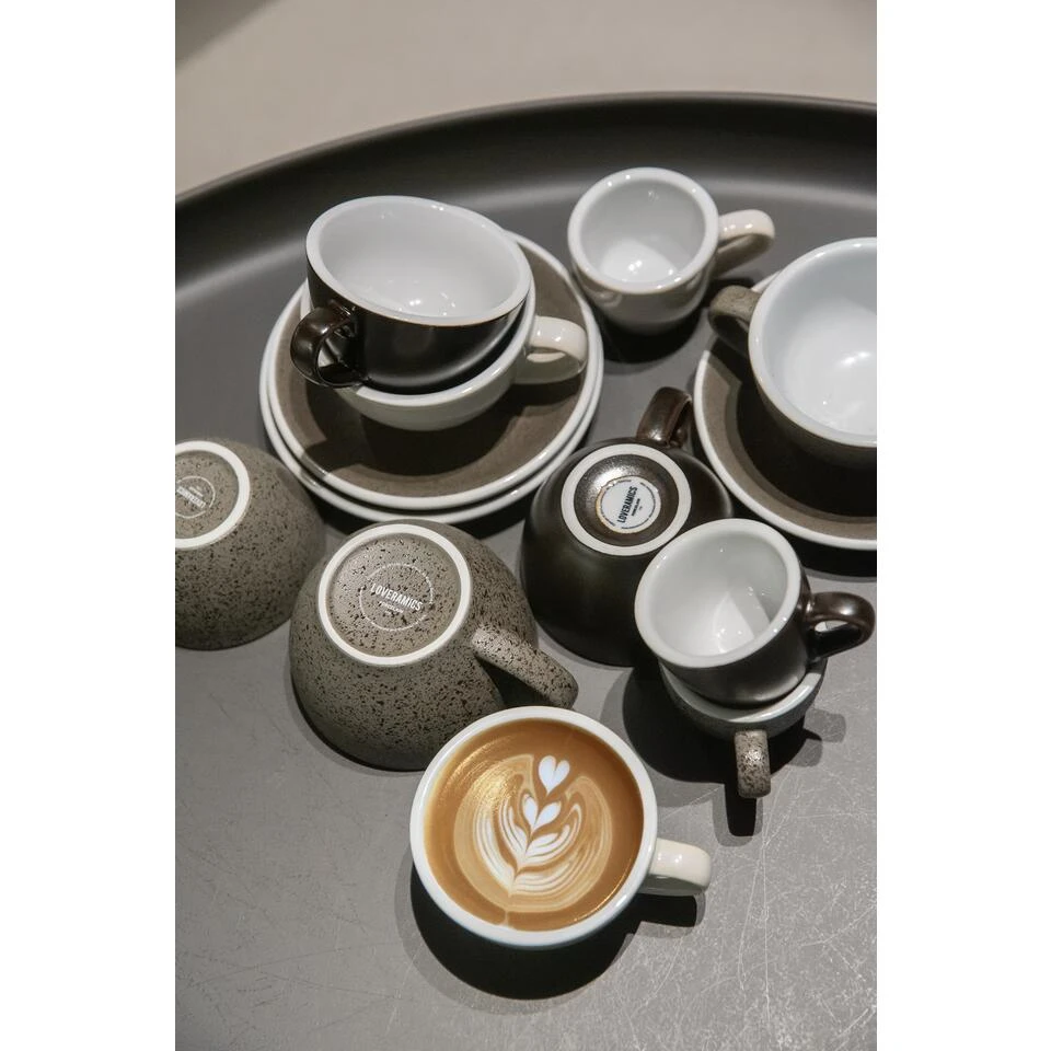 Egg Koffiekop Met Schotel - Set Van 2 - 150ml - Gunpowder 5 Egg Koffiekop Met Schotel - Set Van 2 - 150ml - Gunpowder - Afbeelding 3