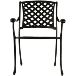 Tuinstoel Westminster - Aluminium - Zwart 8 Tuinstoel Westminster - Aluminium - Zwart -Tuinmeubel Winkel 1000093879 0102