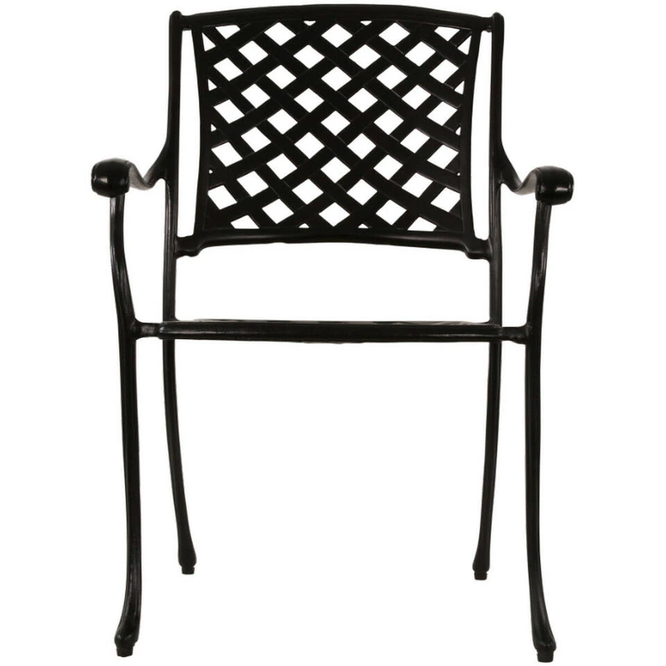 Tuinstoel Westminster - Aluminium - Zwart 5 Tuinstoel Westminster - Aluminium - Zwart - Afbeelding 3