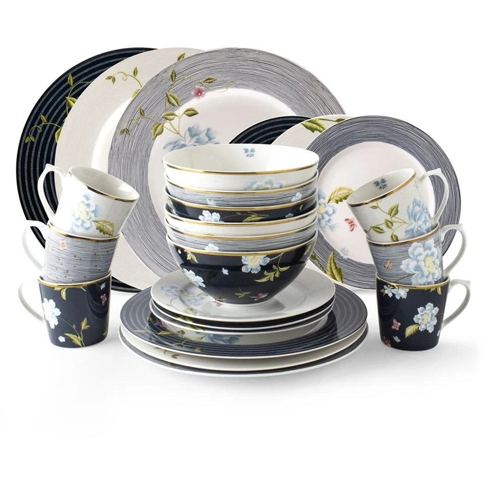 Laura Ashley Set 24 Delig Servies Assorti 4 Laura Ashley Set 24 Delig Servies Assorti - Afbeelding 2
