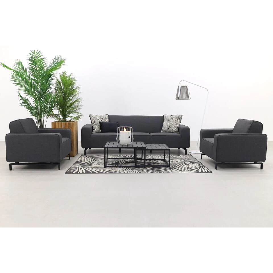 Boavista/Royalty Stoel-bank Loungeset - Sooty - 5-delig 6 Boavista/Royalty Stoel-bank Loungeset - Sooty - 5-delig - Afbeelding 4