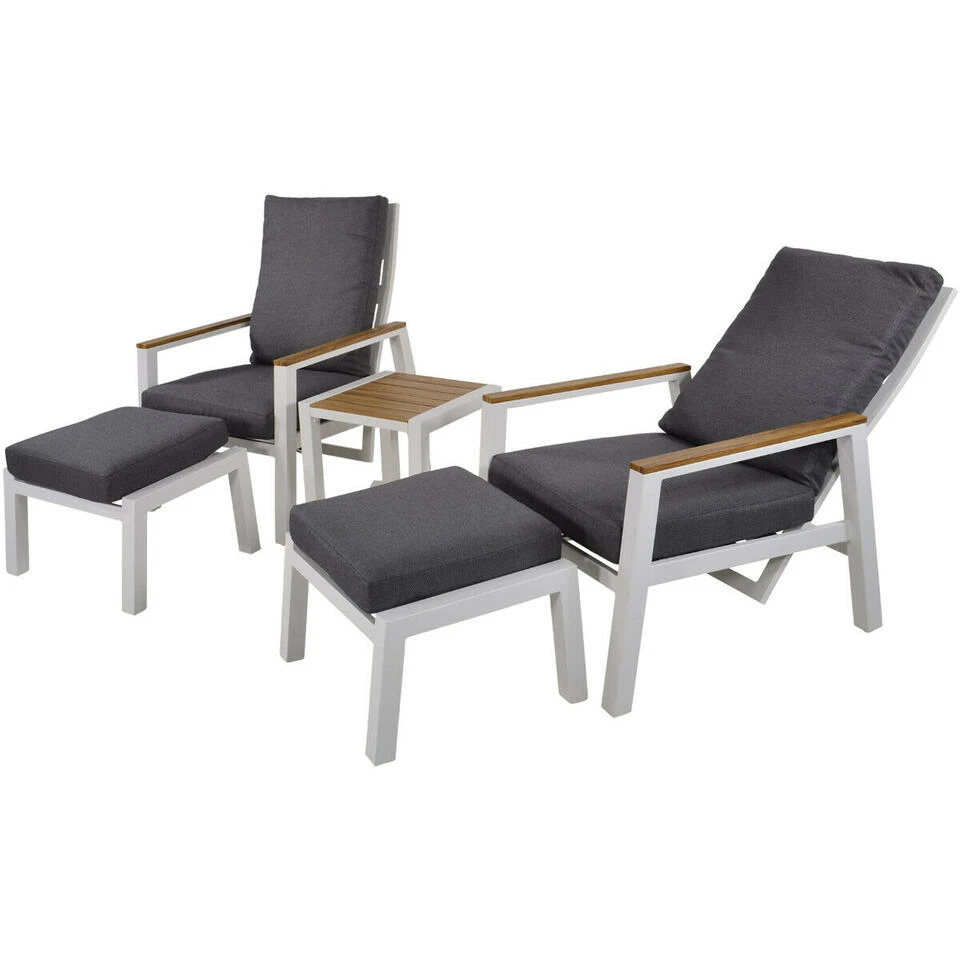 Duoset Coda Wit - Stof - Wit 4 Duoset Coda Wit - Stof - Wit - Afbeelding 2