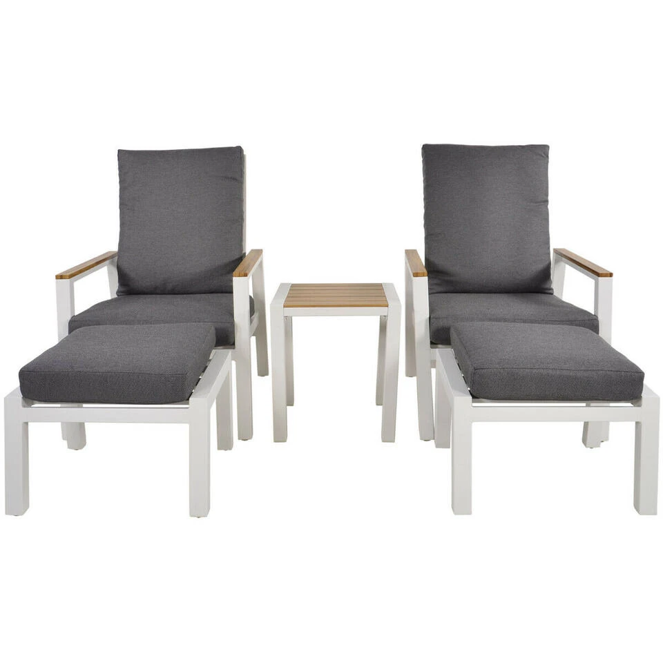 Duoset Coda Wit - Stof - Wit 5 Duoset Coda Wit - Stof - Wit - Afbeelding 3