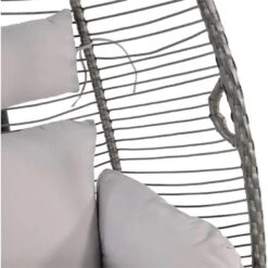 Rope Hangstoel - Wicker - Grijs -Tuinmeubel Winkel 1000094364 0103