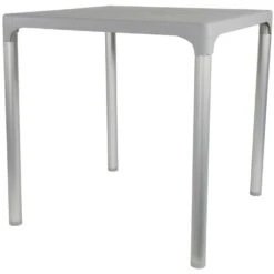 Bella Terrastafel - Kunststof - Grijs