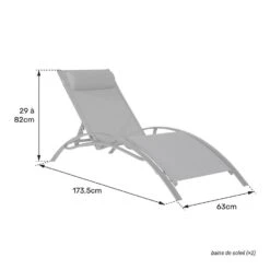 Happy Garden Zonnebedden GALAPAGOS - Groen - Aluminium -Tuinmeubel Winkel 1000094864 0104