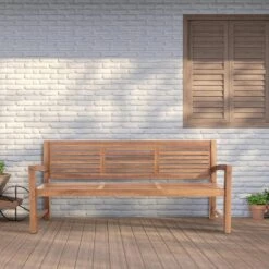 CLP Teakbank Halden 200 Cm -Tuinmeubel Winkel 1000095885 0102