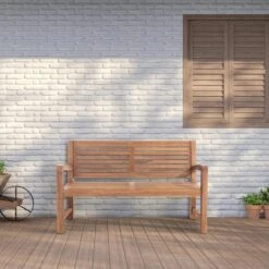 CLP Teakbank Halden 150 Cm -Tuinmeubel Winkel 1000095886 0102