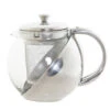 Items Theepot - Glas - RVS - 600 Ml - Met Filter En Handvat -Tuinmeubel Winkel 1000098281