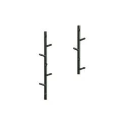 WOOOD Kapstok 5 Haaks Marit - Hout - Zwart - Set Van 3 8 WOOOD Kapstok 5 Haaks Marit - Hout - Zwart - Set Van 3 -Tuinmeubel Winkel 1000098830 0102