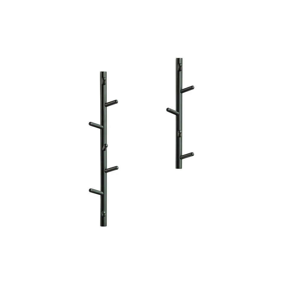 WOOOD Kapstok 5 Haaks Marit - Hout - Zwart - Set Van 3 3 WOOOD Kapstok 5 Haaks Marit - Hout - Zwart - Set Van 3