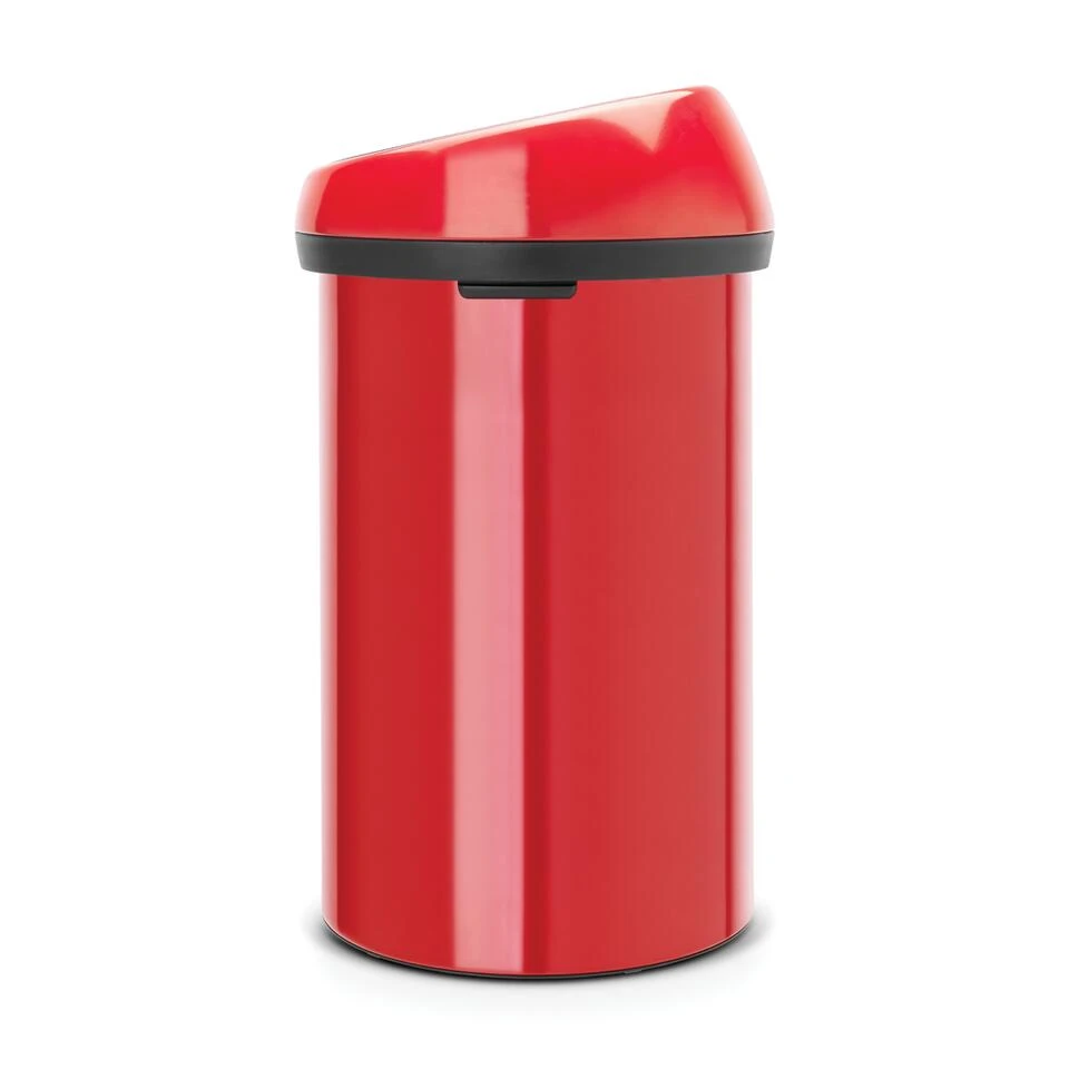 Brabantia Touch Bin Afvalemmer 60ltr Passion Red 4 Brabantia Touch Bin Afvalemmer 60ltr Passion Red - Afbeelding 2