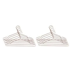 QUVIO Kledinghanger Set Van 10 - Metaal - Koperkleur