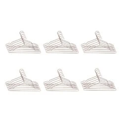 QUVIO Kledinghanger Set Van 30 - Metaal - Koperkleur