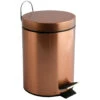 MSV Badkamer/toilet Pedaalemmer - Koper Kleurig - 3 Liter - 17 X 25 Cm -Tuinmeubel Winkel 1000100590