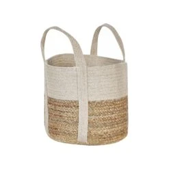 Beliani Mand SONIPAT - Natuurlijk Jute, Katoen 9 Beliani Mand SONIPAT - Natuurlijk Jute, Katoen -Tuinmeubel Winkel 10e7f71bcb8943199887587ba8c8e996