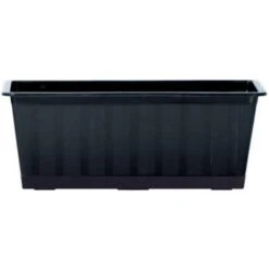 Prosperplast 1x Antraciet Kunststof Agro Plantenbakken/bloembakken 50 Cm