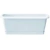 Prosperplast Plantenbak Respana - Wit - Met Onderzetter - 49 Cm