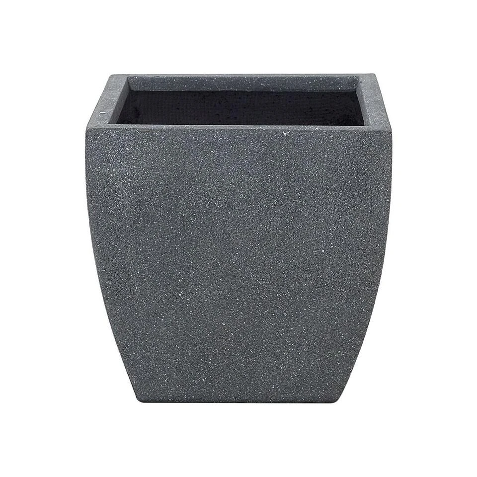 Beliani Plantenbak Voor Buiten ORICOS - Grijs Klei-vezelmengsel 3 Beliani Plantenbak Voor Buiten ORICOS - Grijs Klei-vezelmengsel