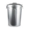 Forte Plastics Afvalbak - Zilverkleurig - Afvalemmer Met Deksel - 70l 2 Forte Plastics Afvalbak - Zilverkleurig - Afvalemmer Met Deksel - 70l -Tuinmeubel Winkel 1301594507