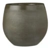 Mica Decorations Bloempot - Donkergroen - Keramiek - 26 X 23 Cm