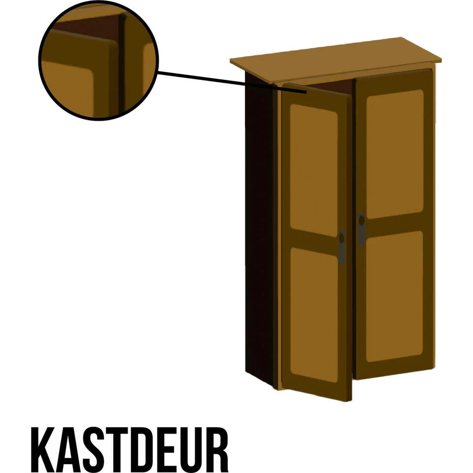 Zilveren Badkamerdeur/kastdeur Kapstok Met 6 Haken 51 Cm 4 Zilveren Badkamerdeur/kastdeur Kapstok Met 6 Haken 51 Cm - Afbeelding 2