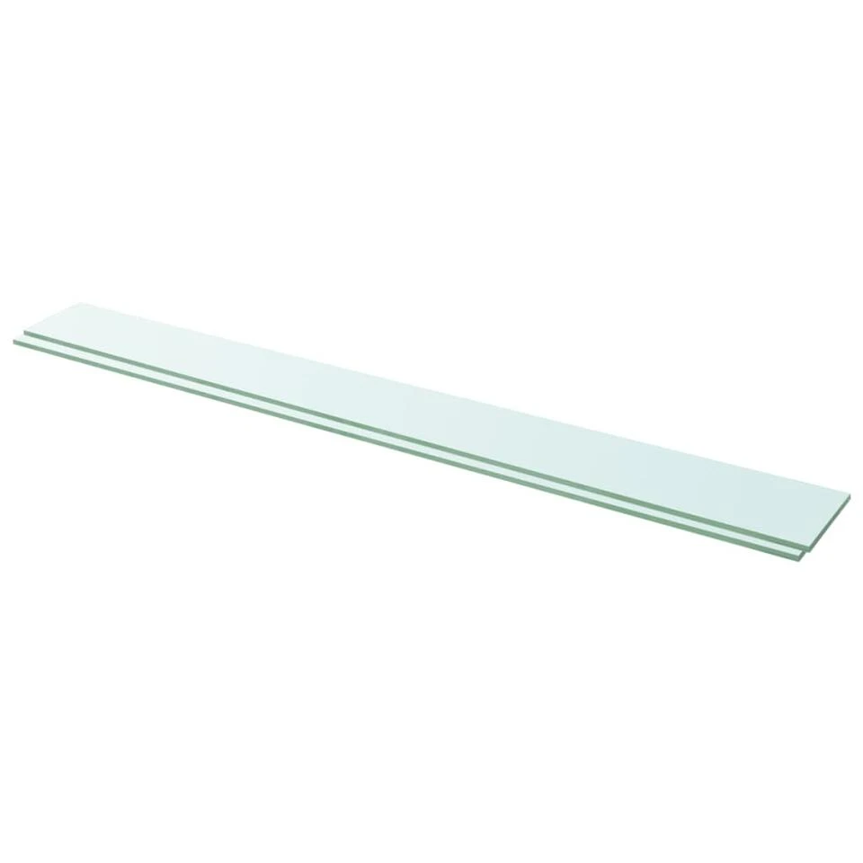 VidaXL Schappen 2 St 110x12 Cm Glas Transparant 3 VidaXL Schappen 2 St 110x12 Cm Glas Transparant
