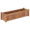 VidaXL Plantenbak Verhoogd 100x30x25 Cm Massief Teakhout -Tuinmeubel Winkel 1459781114